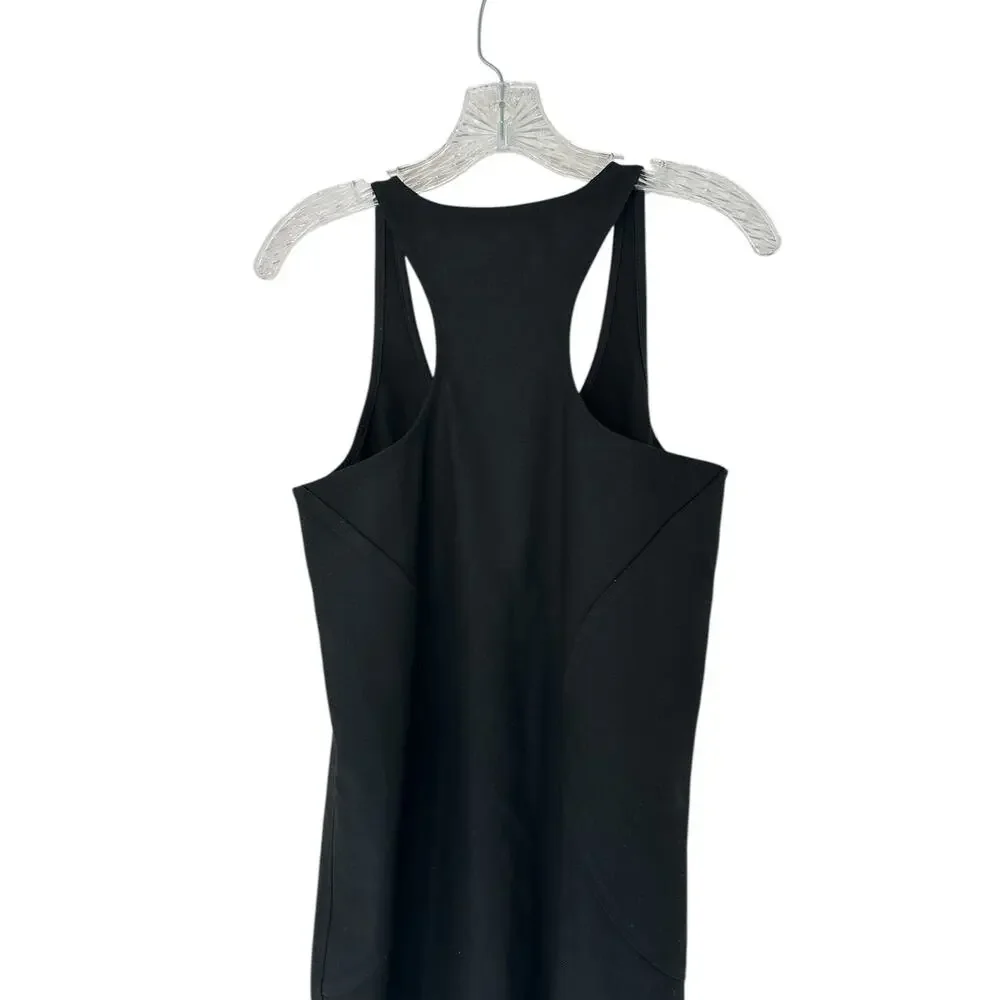 Emerson Fry Black Basic Scoop Neck Ponte‎ Layering Racerback Mini Dress Medium
